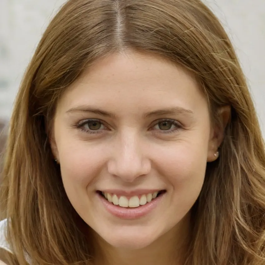 Sophia Lopez smiling warmly with light brown hair, captured against a neutral outdoor setting.